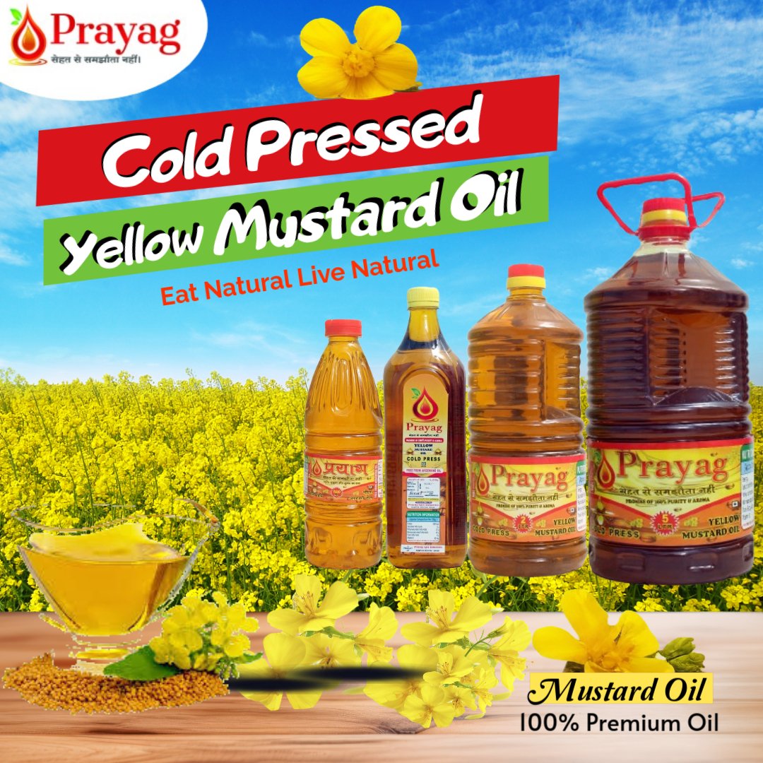 Cold Press Yellow Mustard Oil